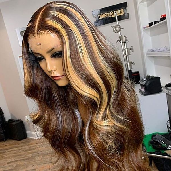

highlight wig human hair ombre lace front wig brazilian hair wigs for black women 30 inch honey blonde body wave lace front wigfactory direc