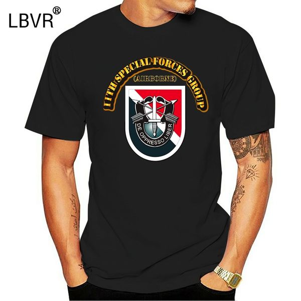 

2019 new summer cool tee shirt 11th special forces group (airborne) tshirt funny t-shirt sport hooded sweatshirt hoodie