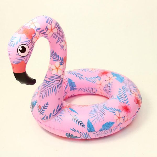 

flamingo inflatable swimming ring adults pool float circle as water seat lounger life buoy drifting summer party tools for kids wmtgcy
