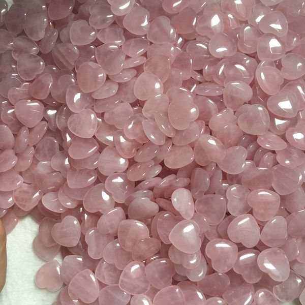 

natural rose quartz heart shape love mini crystal chakra healing home decor reiki healing stone love gems diy jewelry 85 g2