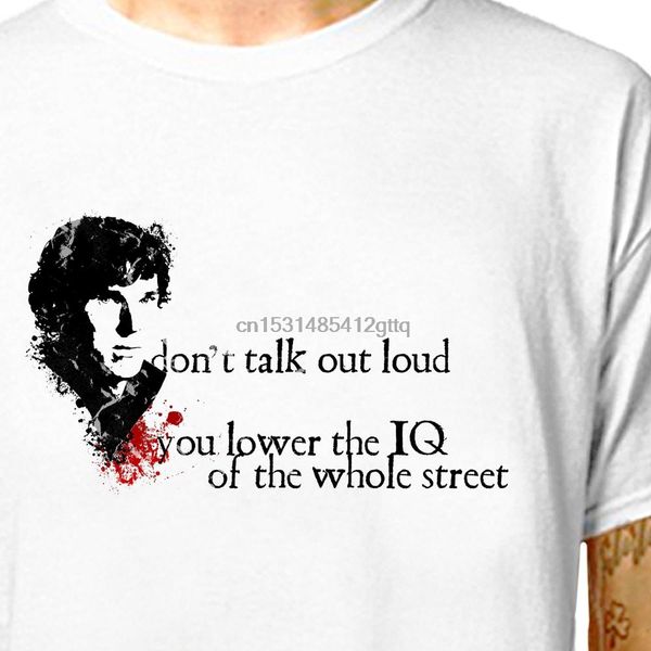 

t shirt sherlock dont talk out loud tees (lazycarrot) holmes benedict cumberbatch iq funny insult sport hooded sweatshirt hoodie