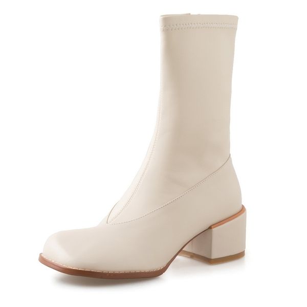 

2021 подлинное женское качество + микрофибр кожаный лодыжку розовый носок зимние ботинки ботинки nigh shoes 6kgl, Black