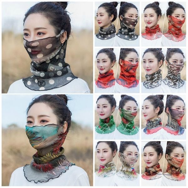 

women veil windproof half face outdoor fashion dust-proof sunshade scarf dust mask ear type party masks t2i5899 bz1c