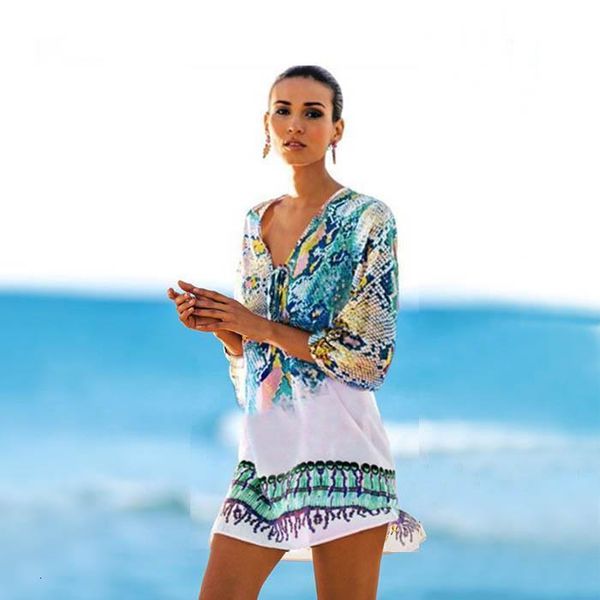 

women's sheer bikini floral cover up swimwear swimsuit bathing suit summer lantern sleeve waist beach chiffon beach dress hot, Black;gray