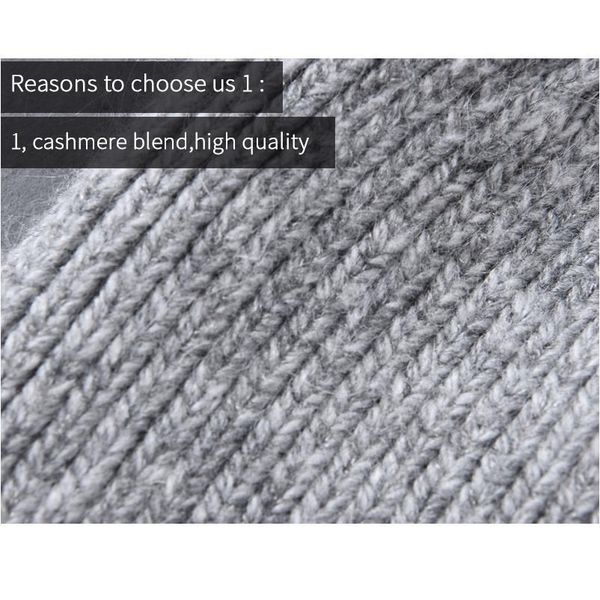 

children hat toddler kids baby warm winter wool hat knit beanie two-color baby boys girls double real fur pom jllugu