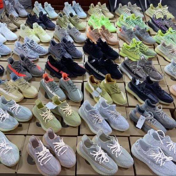 

kanye west running shoes men women zebra cinder tail light reflective abez linen mens trainers sneakers