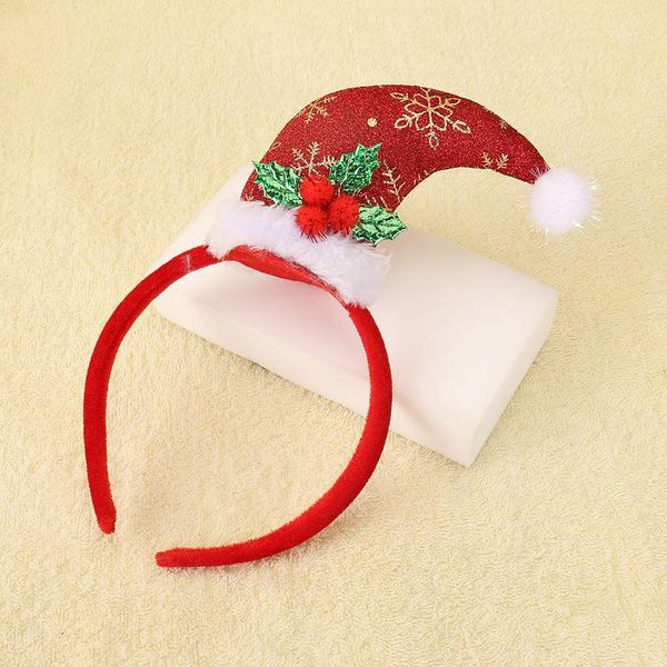 

christmas decorations fanlus mini santa hat with mistletoe headband1