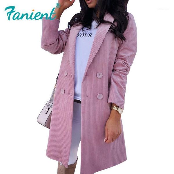 

corduroy coat female jacket for women autumn women's jackets long sleeve outwear winter office woman jacket ladie chaqueta mujer1, Black;brown