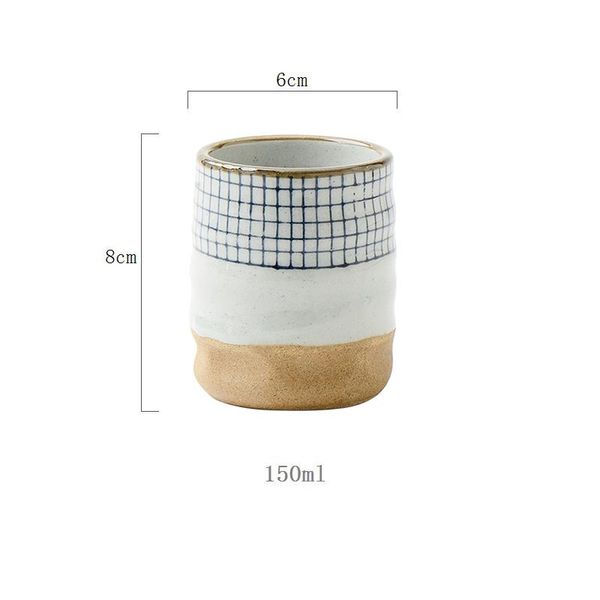 

chanshova ретро стиль окрашенные под керамической глазурованной 100 150 ml чайная китай фарфор кофейная чашка молока кружка drinkware h374 q