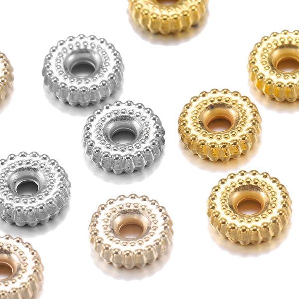 

200pcs lot gold rhodium ccb plastic charm bracelet beads findings loose spacer beads for jewelry making supplies diy accessories h bbyjet