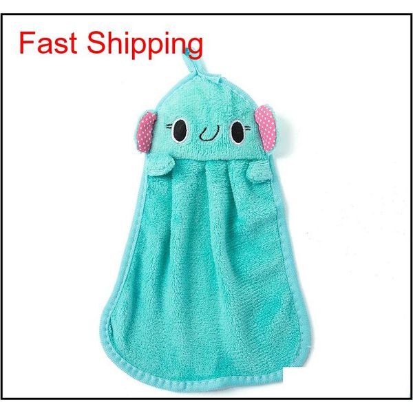 

kitchen dishcloth hand towel hanging kitchen bathroom cartoon cute coral fleece cotton dish cloth clean t qylfmq bdetoys