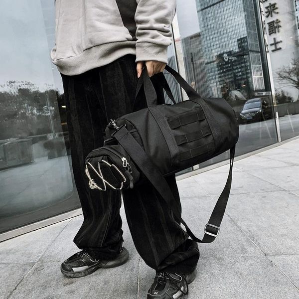 

travel bag fashion nylon waterproof shoulder bag/ hand bag men and women large capacity sports training luggage storgage fas