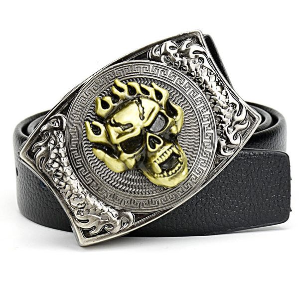 

personalized men's leather with knife punk korean fashion outdoor self-defense belt vr9g2612, Black;brown