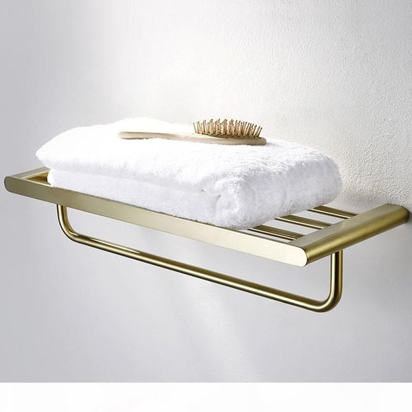 

304 stainless steel brushed gold bathroom hardware set towle bar brush gold bathroom accessories toilet paper holder robe hooks sqcody