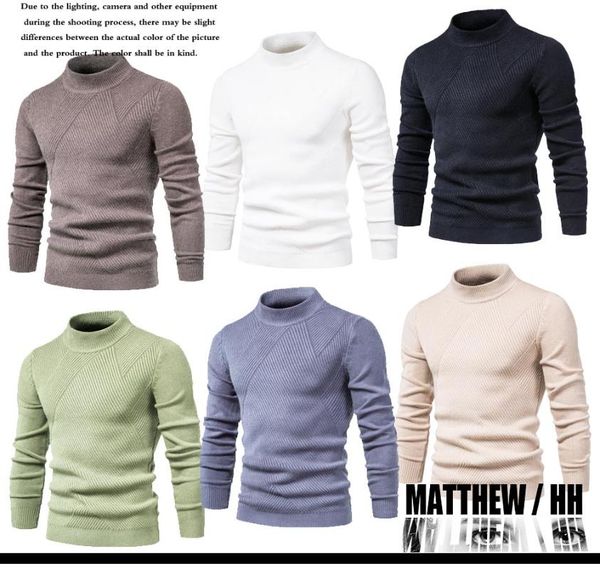 

men's sweaters winter sweater long sleeve high collar casual fashion warm home commuting a065, White;black
