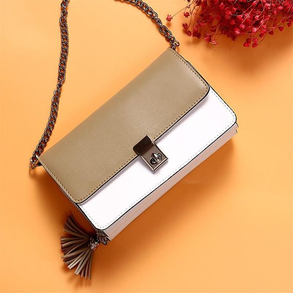

2020 new female star with the same style organ shoulder messenger bag fashion chain female bag women's handbag