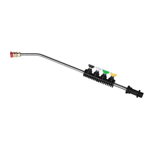 

car washer metal water spray jet lance with quick 5 nozzle tips for karcher k1 k2 k3 k4 k5 k6 k7 high pressure washers