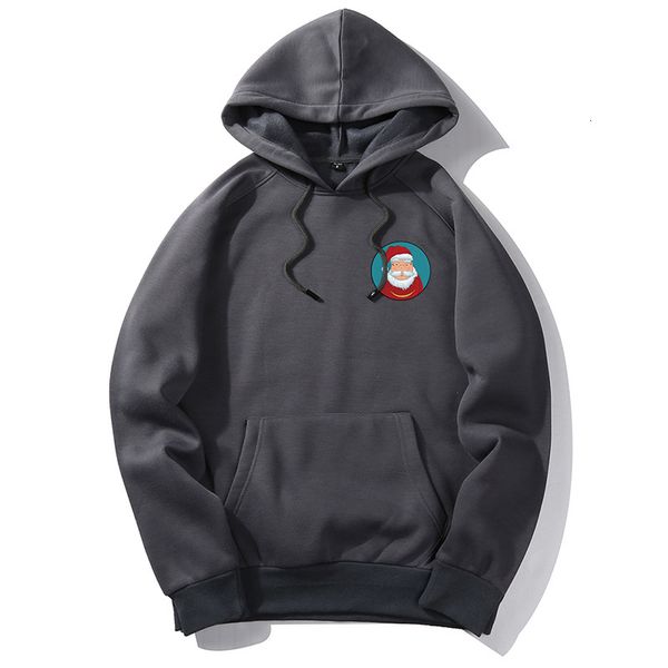 

2021 new christmas diy hoodies men casual printing multicolor hooded women sweatshirt hip-hop streetwear fashion 9e59, Black