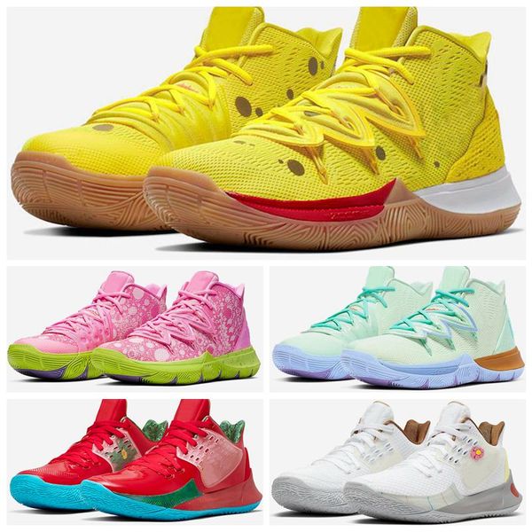 

new arrival designer mens kyrie shoes tv pe basketball shoes 5 for 20th anniversary x irving 5s v luxury sneakers sport trainer 36-46