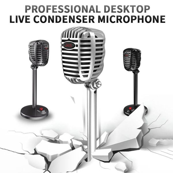 

wired microphone speaker for computer notebook karaoke game singing player live recorder handheld microphone portable audio