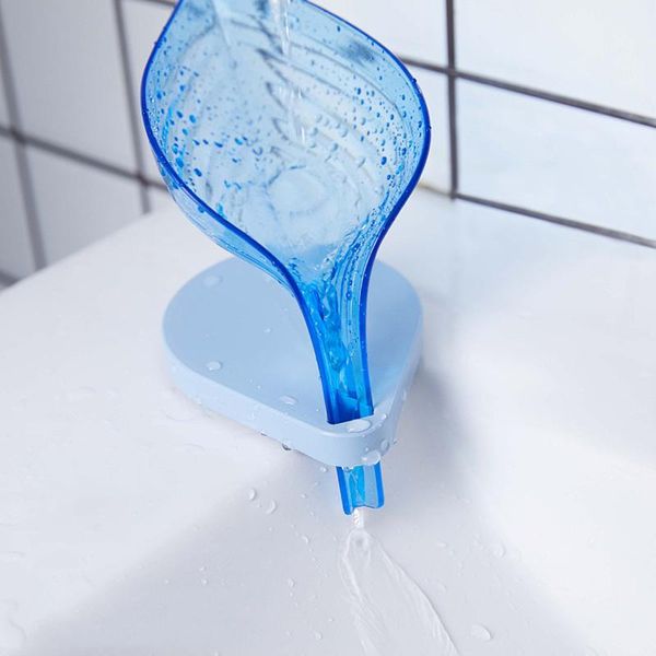 

soap holder sink sponge drain box creative suction cup soap storage drying rack cleaning brush case bathroom supplies wholesale q jlllsz