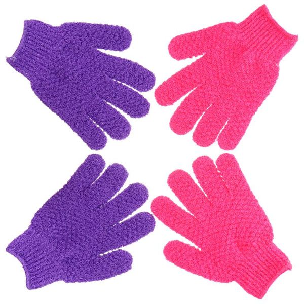 

2 pairs body bath exfoliating shower cleaning dead skin removal