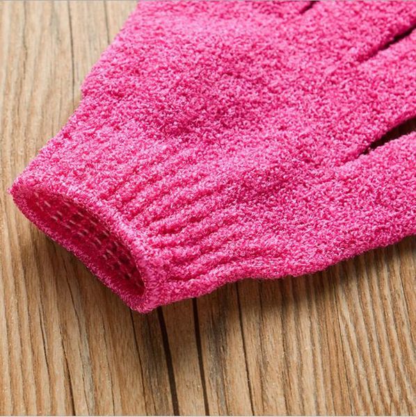 

bath gloves exfoliating spa bath gloves body shower massage cleaning scrubber candy colors bath towel 5 colorsoutletyzvh