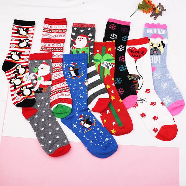 

harajuku cotton happy girl christmas socks casual colorful funny gift