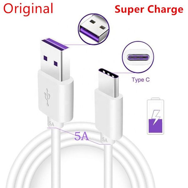 

5a type c cable super data charging cable for samsung note10 s10 huawei lg xiaomi mototype-c 1m cord