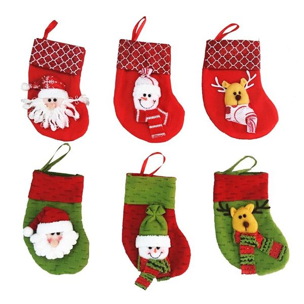 

christmas gift christmas decorations bag stocking mini cute christmas socks high 6 colors 77 outletjrwf