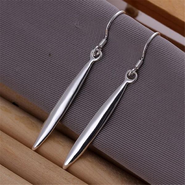 

wholesale silver women wedding earring jewelry needle style girl gift cute fashion christmas couple gift noble e106 h jllutj, Golden