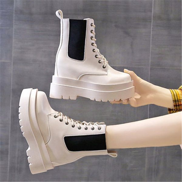 

autumn 2021 new plutonium leather of high heels women boots fashion lace up ladies black boot ou9b