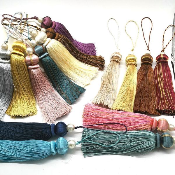 

euro style curtain tassels polyester big tassels 30cm silk tassels decorative diy for crafts curtain valance accessories h qyllpq