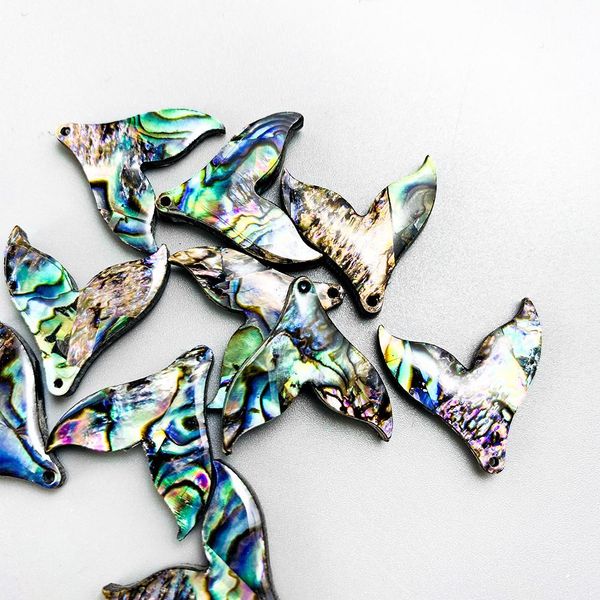 

5pcs natural abalone shell pendants charms fishtail shell pendants for jewelry making diy necklace earring accessories 2020mm h jlljji