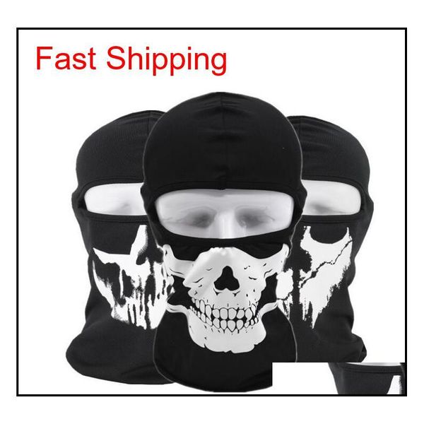 

cs ghost masks full face skull mask motorcycle biker balaclava breathing dustproof windproof mask sport masks tactical skull heads pgyqb, Black