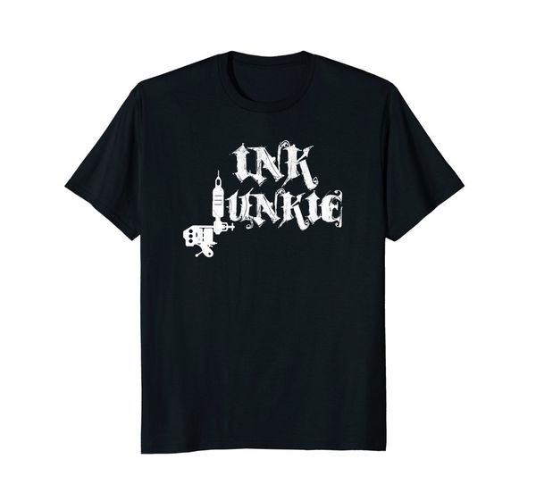 

new summer tee shirt ink junkie tattoo artist machine t-shirt fashion t-shirt sport hooded sweatshirt hoodie