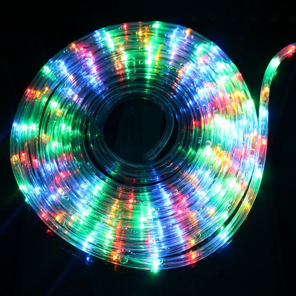 

hose 50led garden solar garland lighting waterproof led string fairy light outdoor christmas party wedding tree decorations