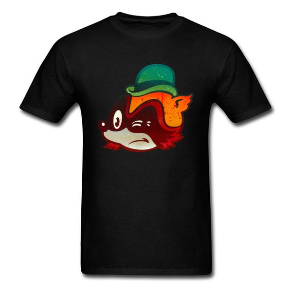 

wink hat fox 2018 cute cartoon t рубашка ребят мужчины черный майка с коротким рукавом дышащий лето толстовка с капюшоном спорта hoodie