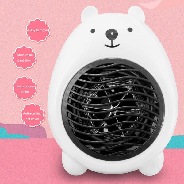 

mini cute fan heater portable electric heater deskheating warm air fan home office room heaters handy air heater warmer fan