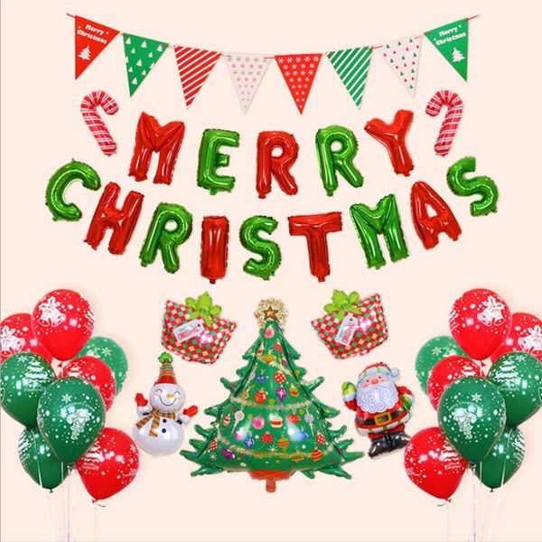 

merry christmas balloons sets foil balloons xmas christmas eve party home decoration air balloons merry christmas jllcpa bdetrade