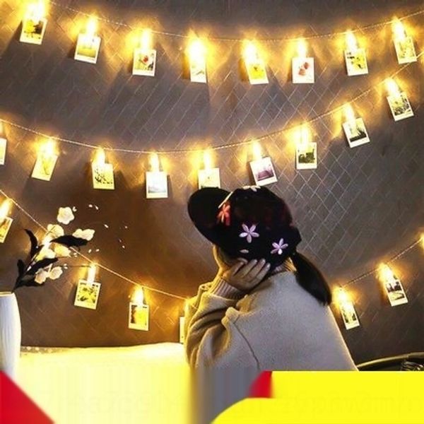 

kddi8 colorful star light p clip romantic ins girl heart colored colored lights room decoration led lights bedroom string and warm soezx