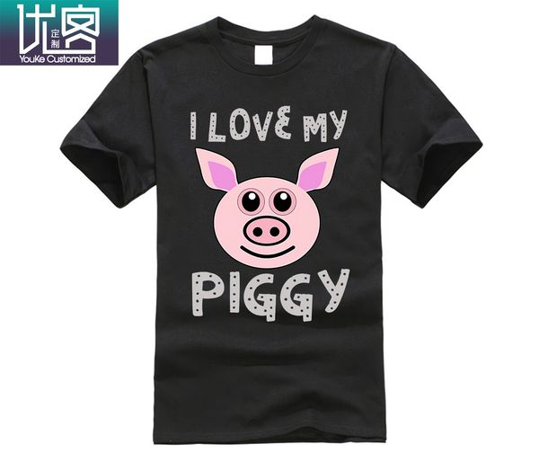 

i love my piggy funny cute pet pig fat pork fashion design 100% cotone s xl printed s hoodie designers t shirts sweatshirt