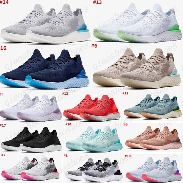 

2021 new epic react 2 rose gold particles super light outdoors sports shoes for men women fashion casual shoes size 36-45