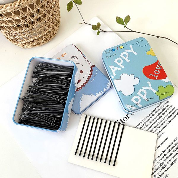 

u-shaped black bangs simple headdress korean hairpin children clip hair ornament
