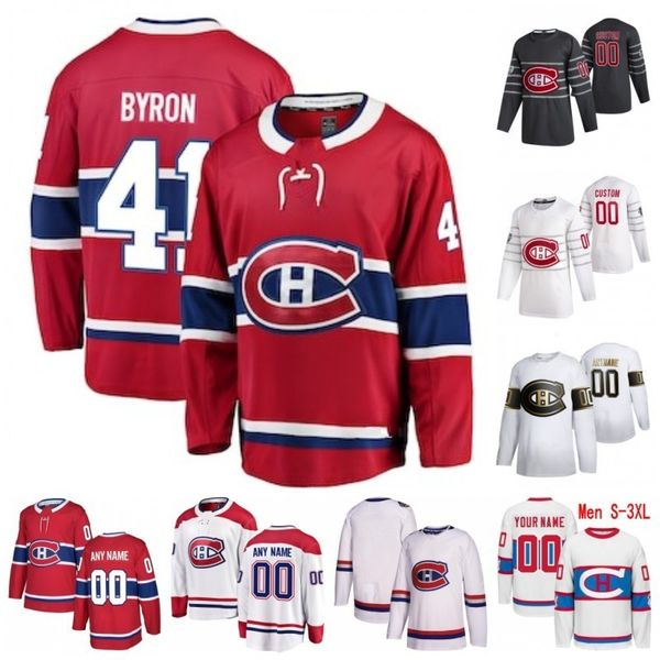 

custom montreal canadiens noah juulsen paul byron phillip danault ryan poehling tomas tatar victor mete 2020 hockey jerseys women stitched, Black;red