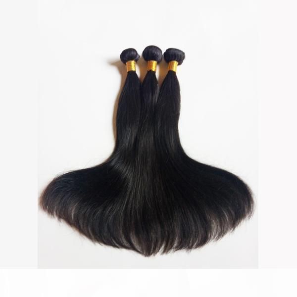 

outlet silky straight unprocessed mink brazilian virgin human hair peruvian malaysian indian remy hair natural color and black #1 #1b