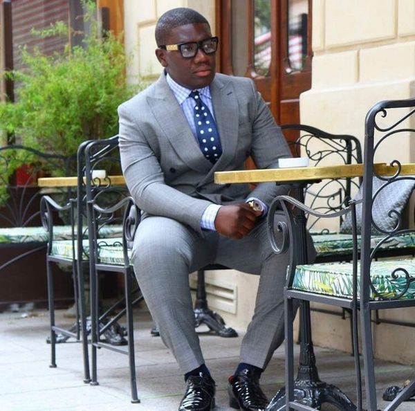 

men's suits & blazers 2021 slim fit light gray men wedding, White;black