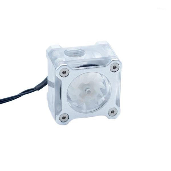 

fans & coolings emod computer water cooler flow meter color armor version aluminum alloy shell rgb lsj-kjr silver1