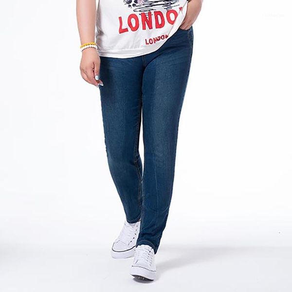 

ladies jeans push up high waist denim women plus size jean woman vaqueros mujer femme elastic stretch 5xl 6xl pencil trousers1, Blue