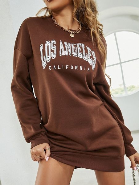 

letter graphic drop shoulder longline sweatshirt r6pd#, White;black